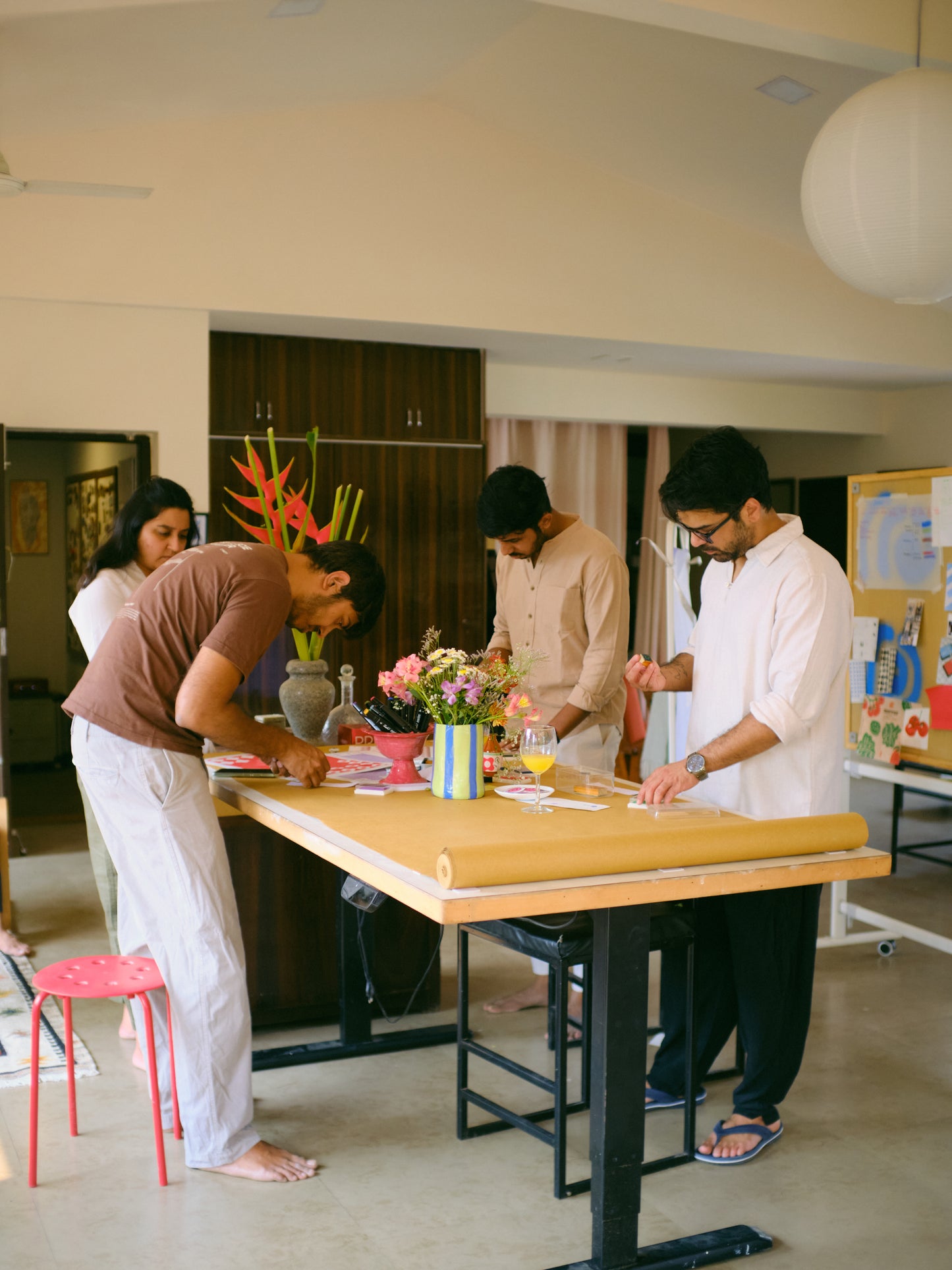 Guests at a Rooted Objects open house